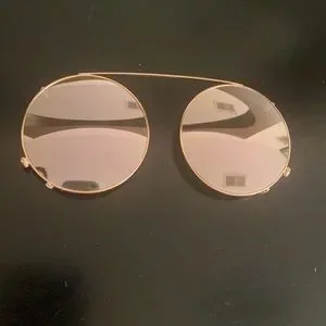 Sunday Somewhere Valentine Round Rose Gold Mirrored Convertible Sunglasses Sunday Somewhere | Accessories | Sunday Somewhere Valentine  main image 2